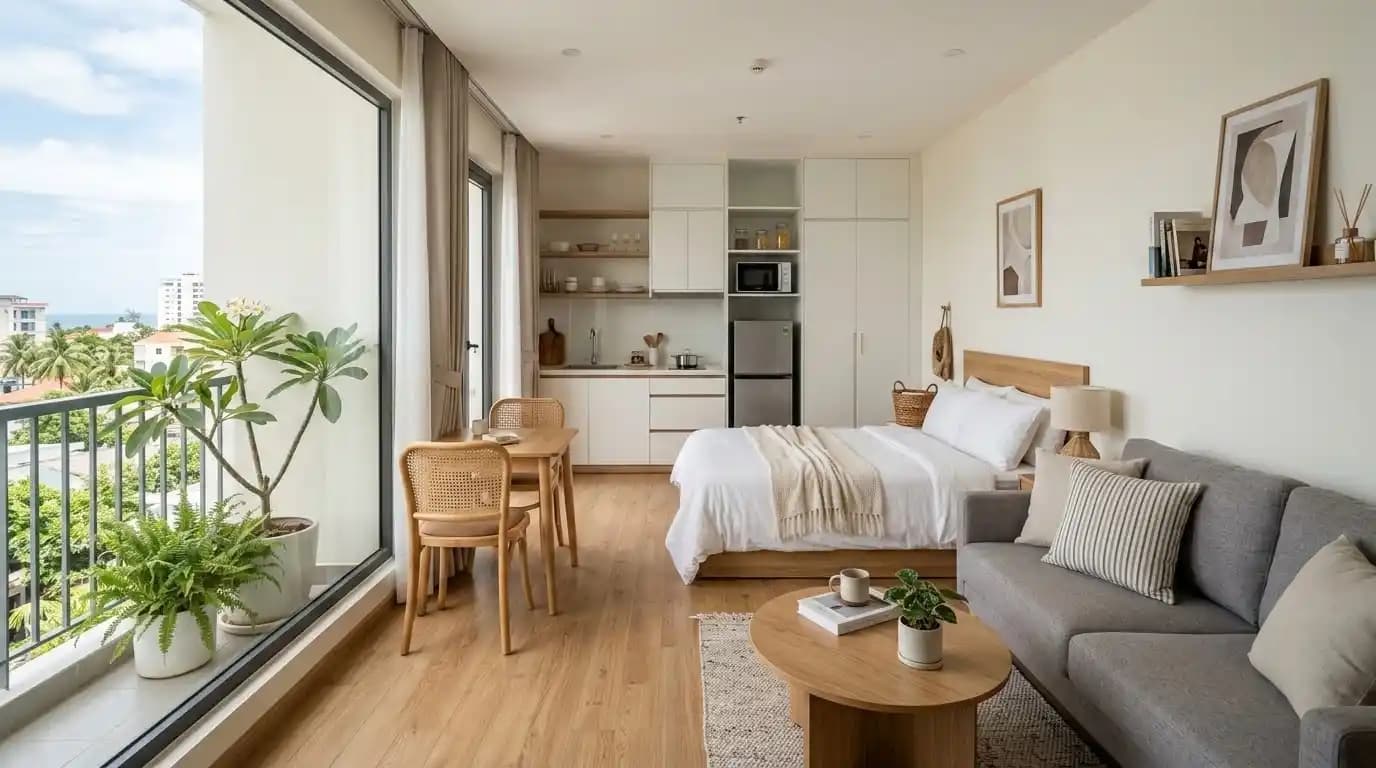 Convenient studio in Ward 2