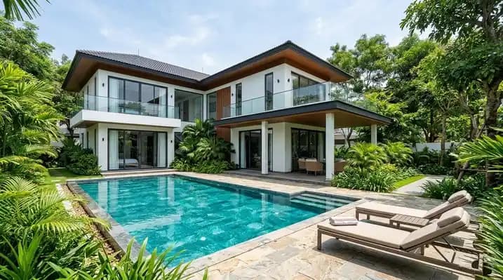 Compact villa in Ward 4