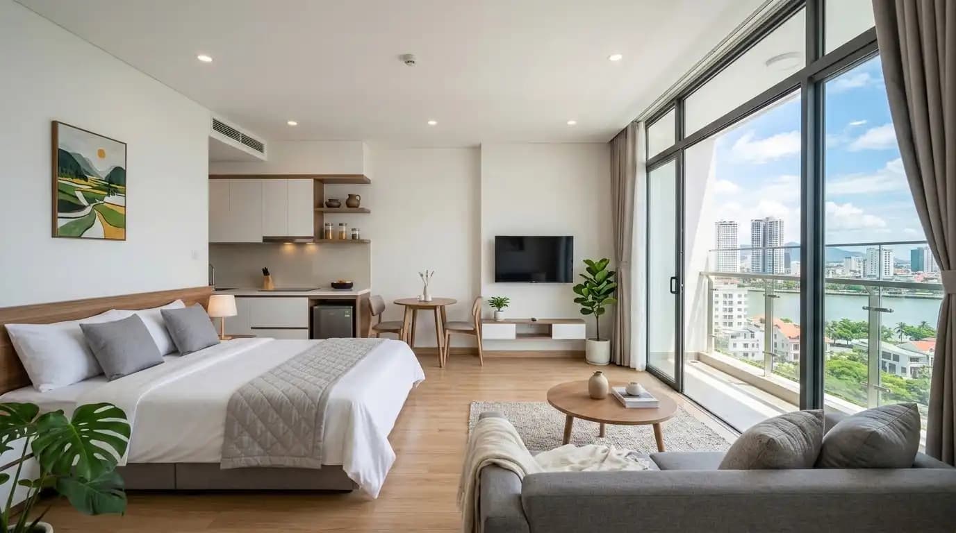 Compact studio in central Hai Chau
