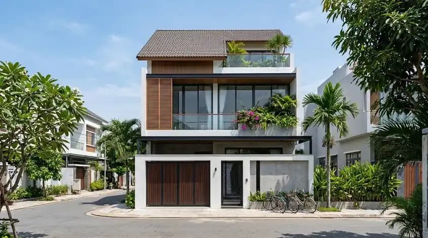 Family house near Lien Chieu industrial park