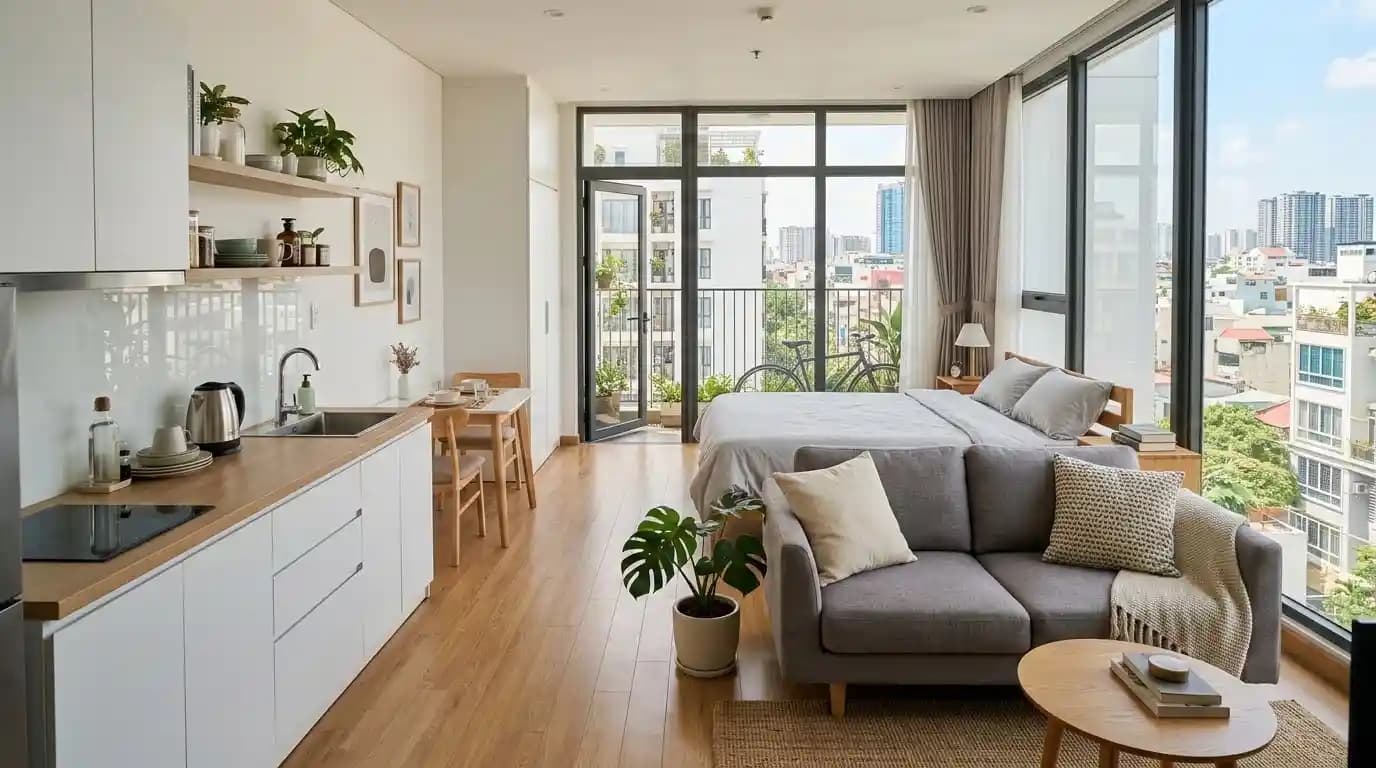 Convenient studio in District 7