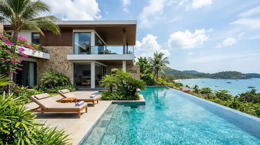 Family-friendly villa in Ganh Dau