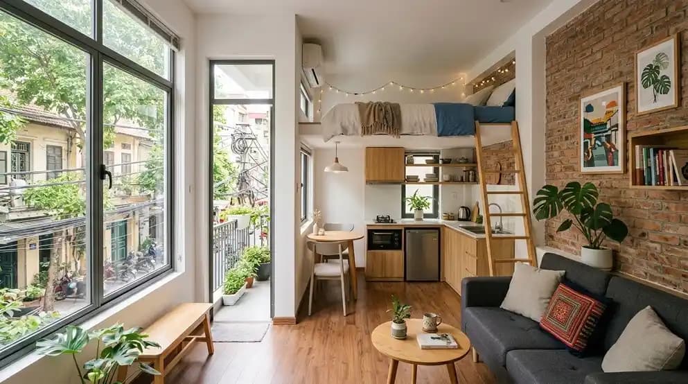 New-build studio in Hoan Kiem