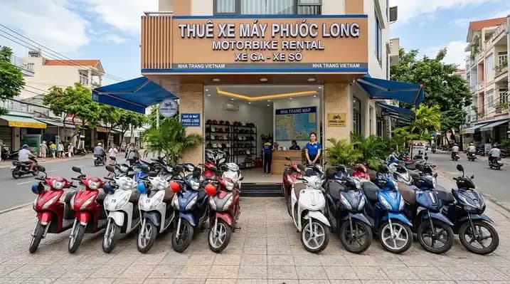 Premium motorbike rental shop