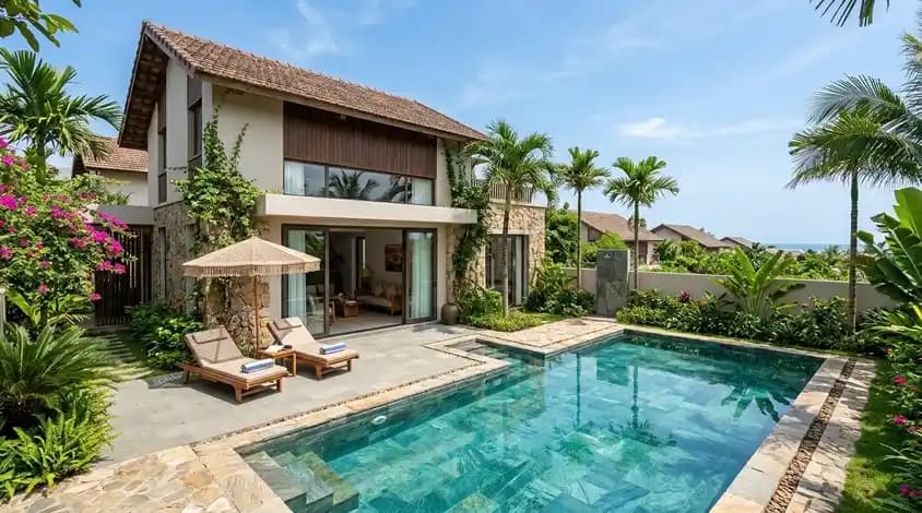Spacious villa in Cam An