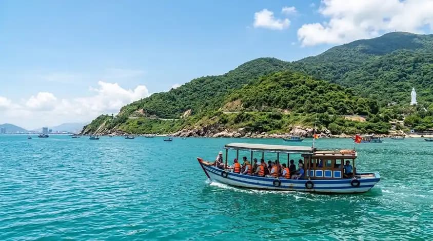 Group boat tour