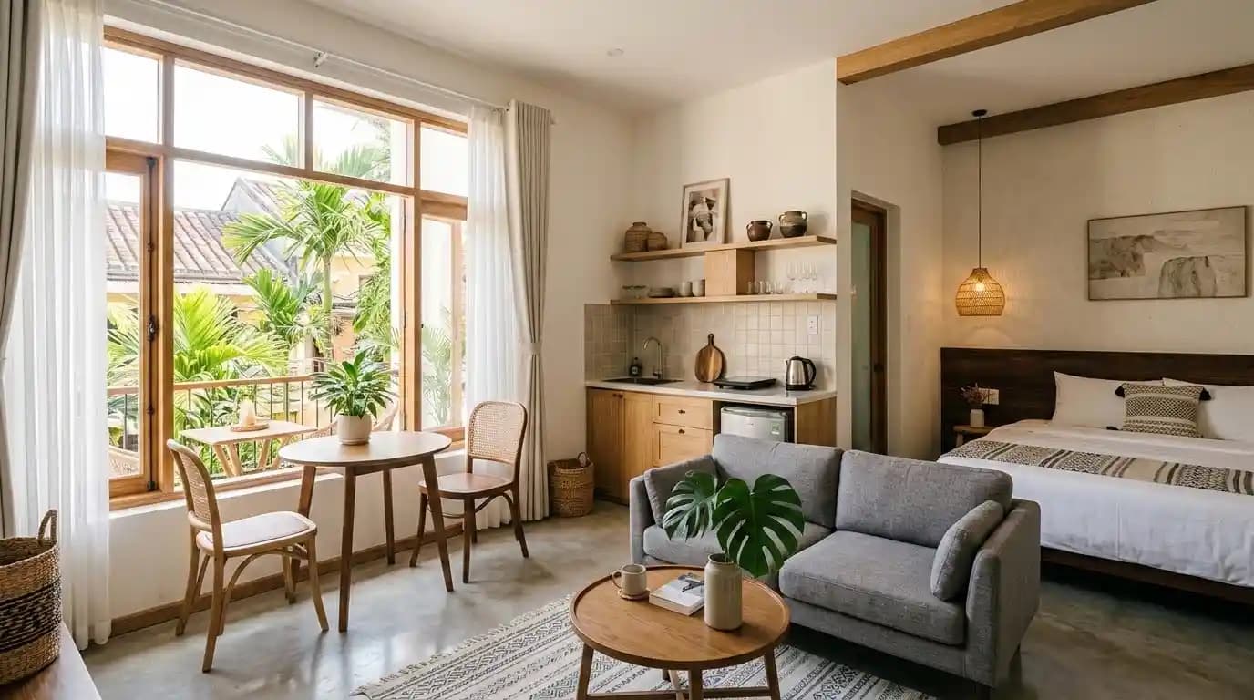 New-build studio in Cam Chau