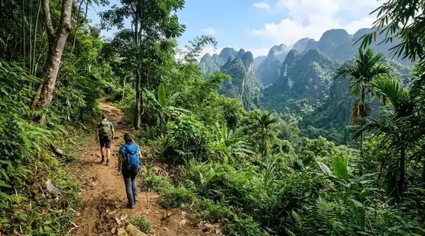 Adventure trekking excursion