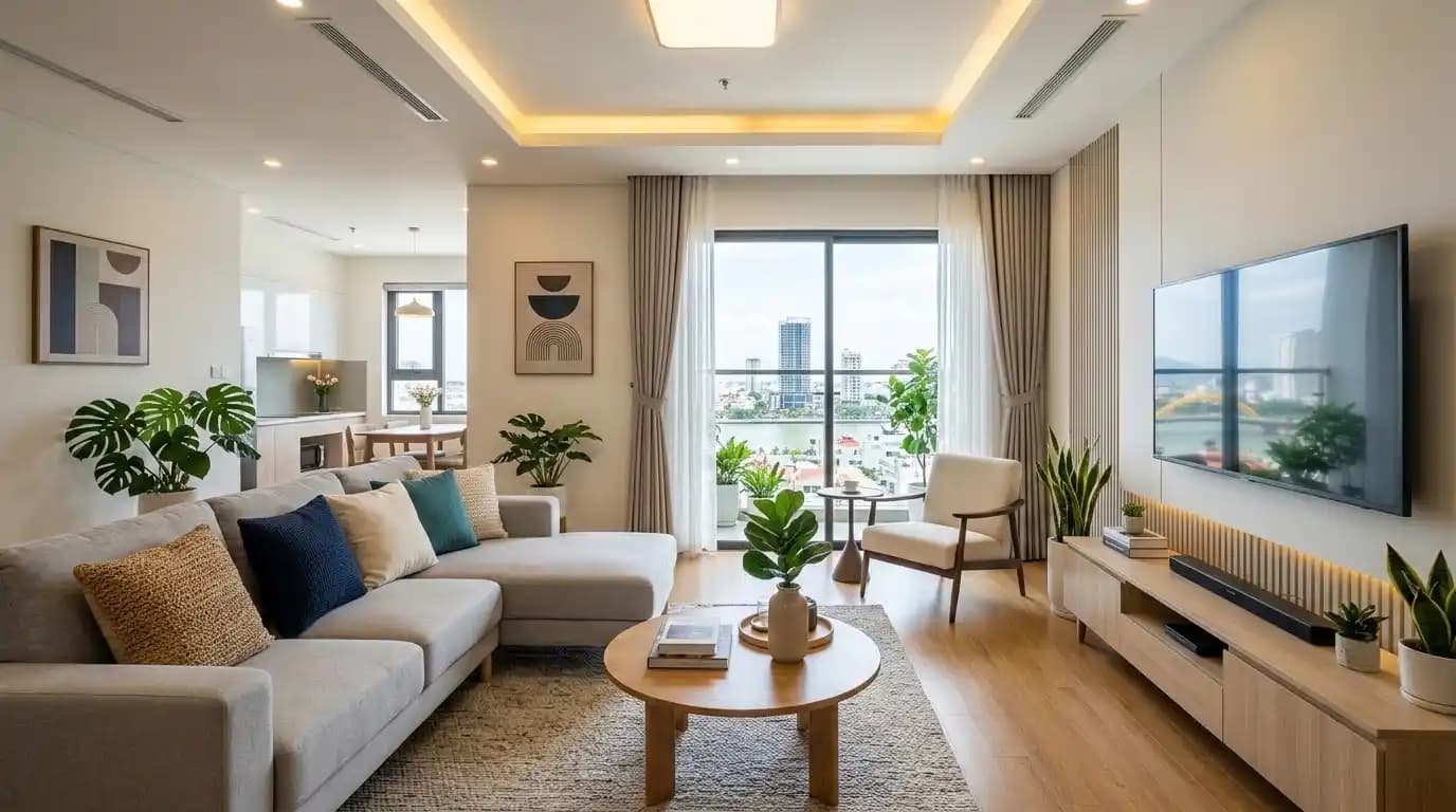 Quiet 1BR near Thanh Khe Lake