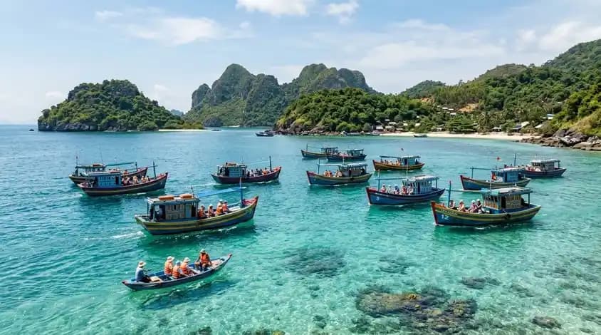 Private island hopping tour