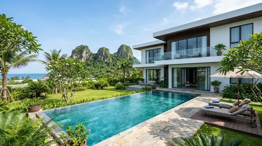 Villa with pool near Non Nuoc Beach