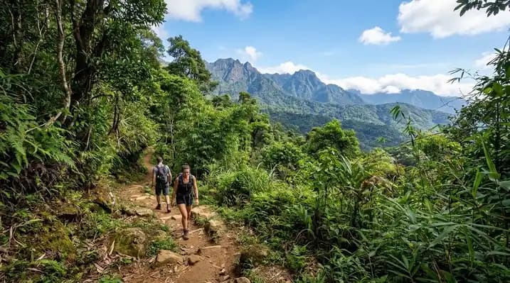 Sunset trekking excursion
