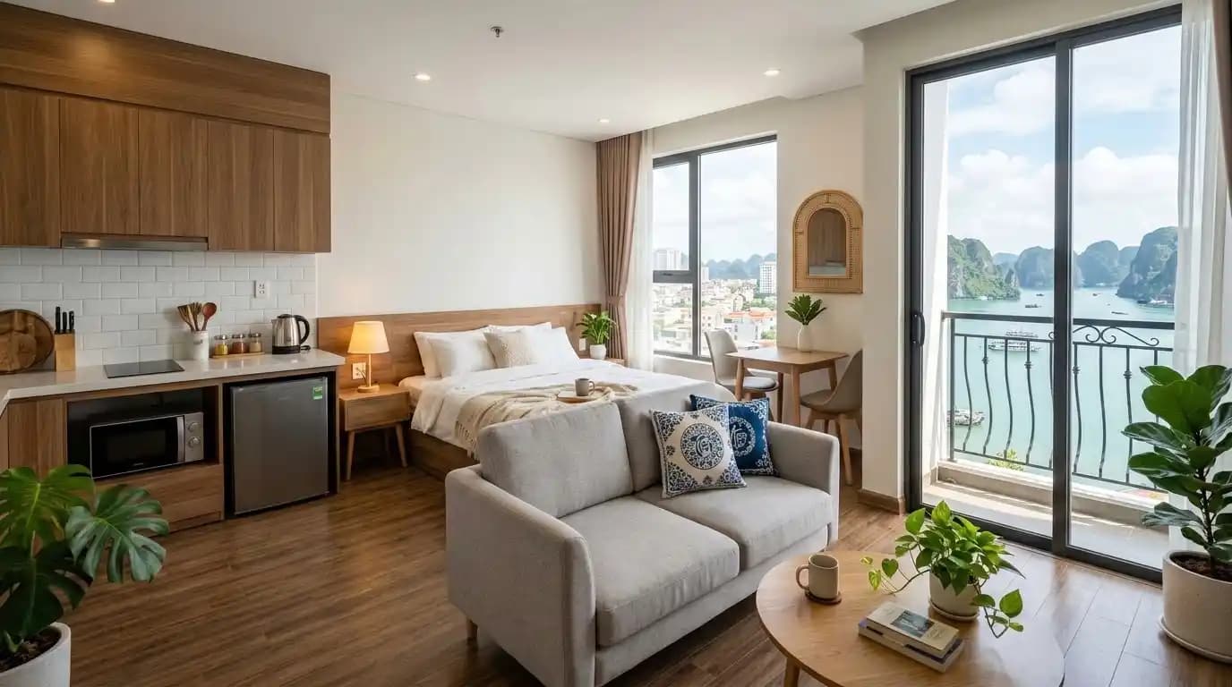 Spacious studio in Cao Xanh