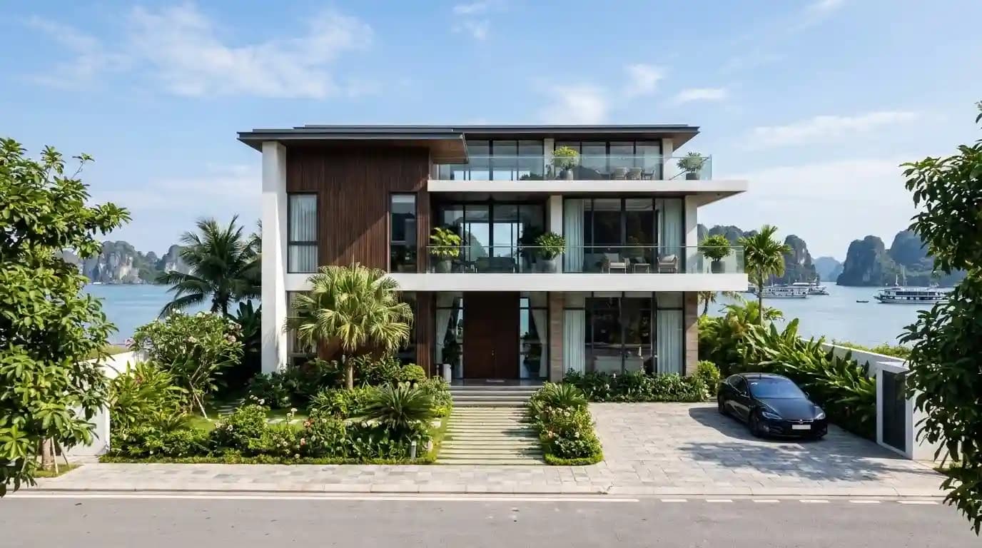Bright house in Tuan Chau