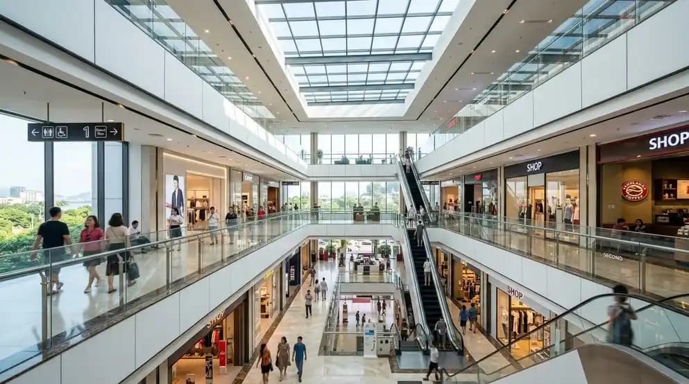 Central shopping mall