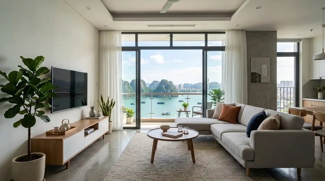 Family-friendly apartment in Hon Gai