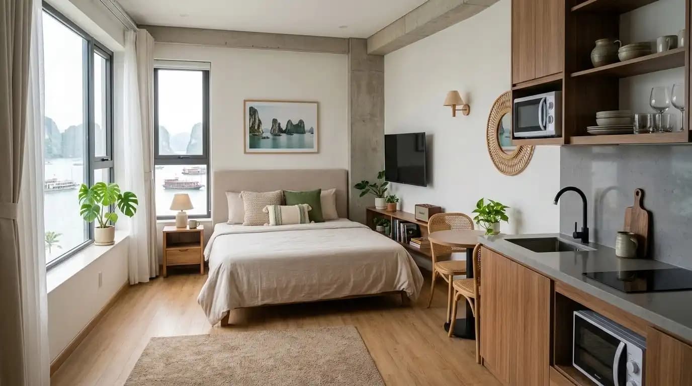 Charming studio in Yet Kieu