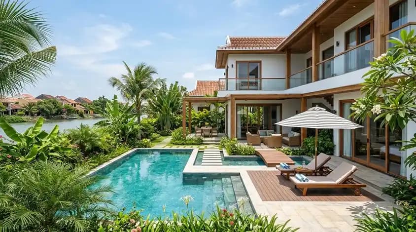 Riverside villa near Cam Nam