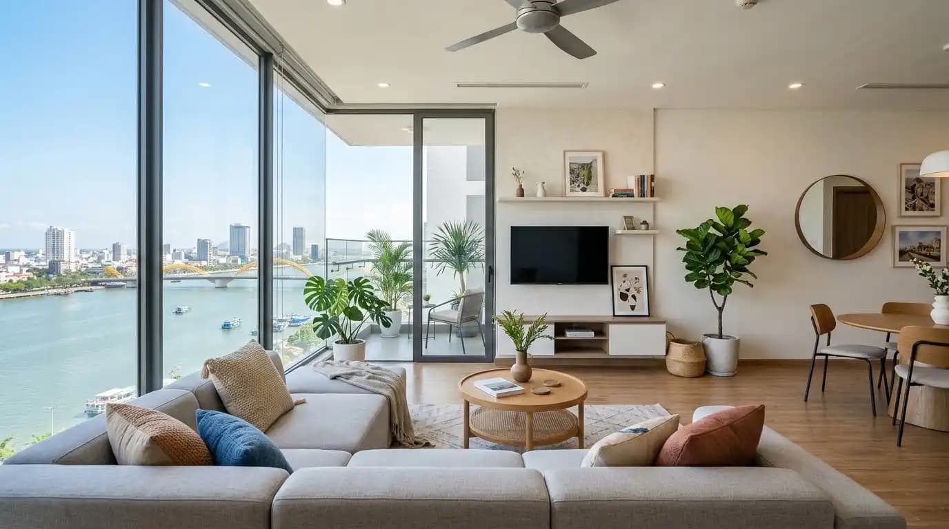 Serviced 1BR with weekly cleaning
