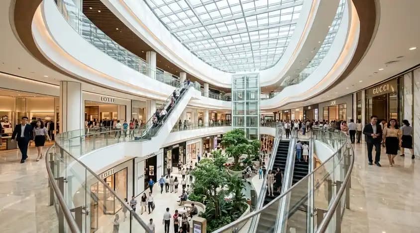 Central shopping mall
