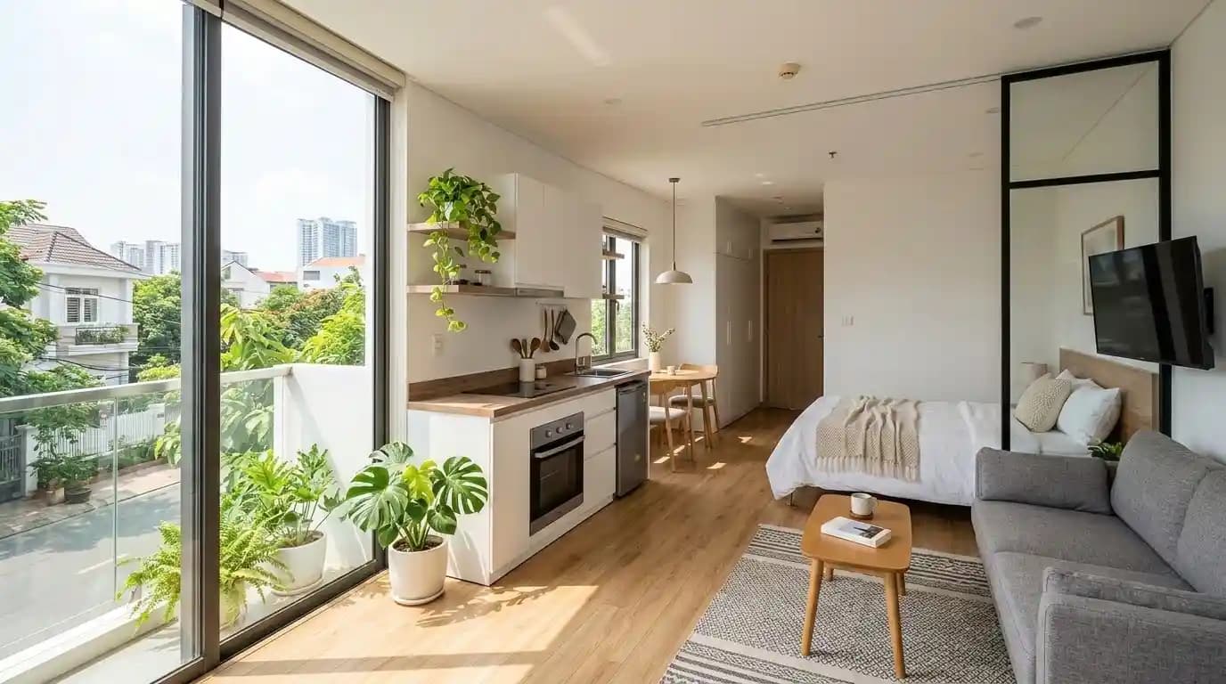 Compact studio in Thu Duc