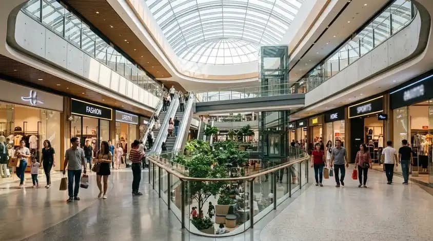 Central shopping mall