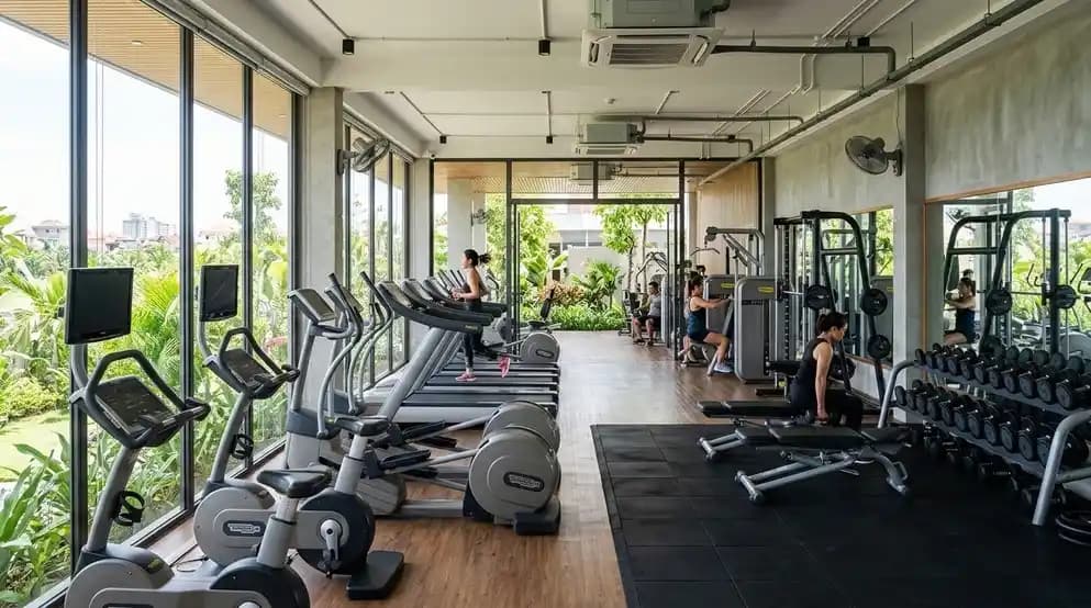 Riverside gym in Cam An