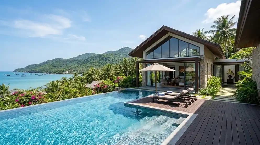 Hillside villa near Ham Ninh