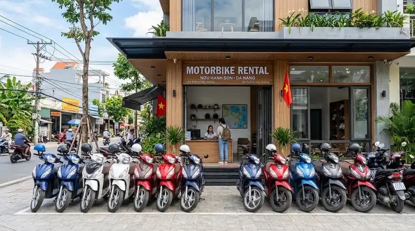 Trusted motorbike rental shop