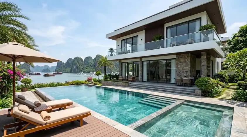 Compact villa in Tuan Chau