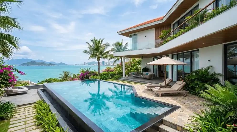 Family-friendly villa in Xuong Huan