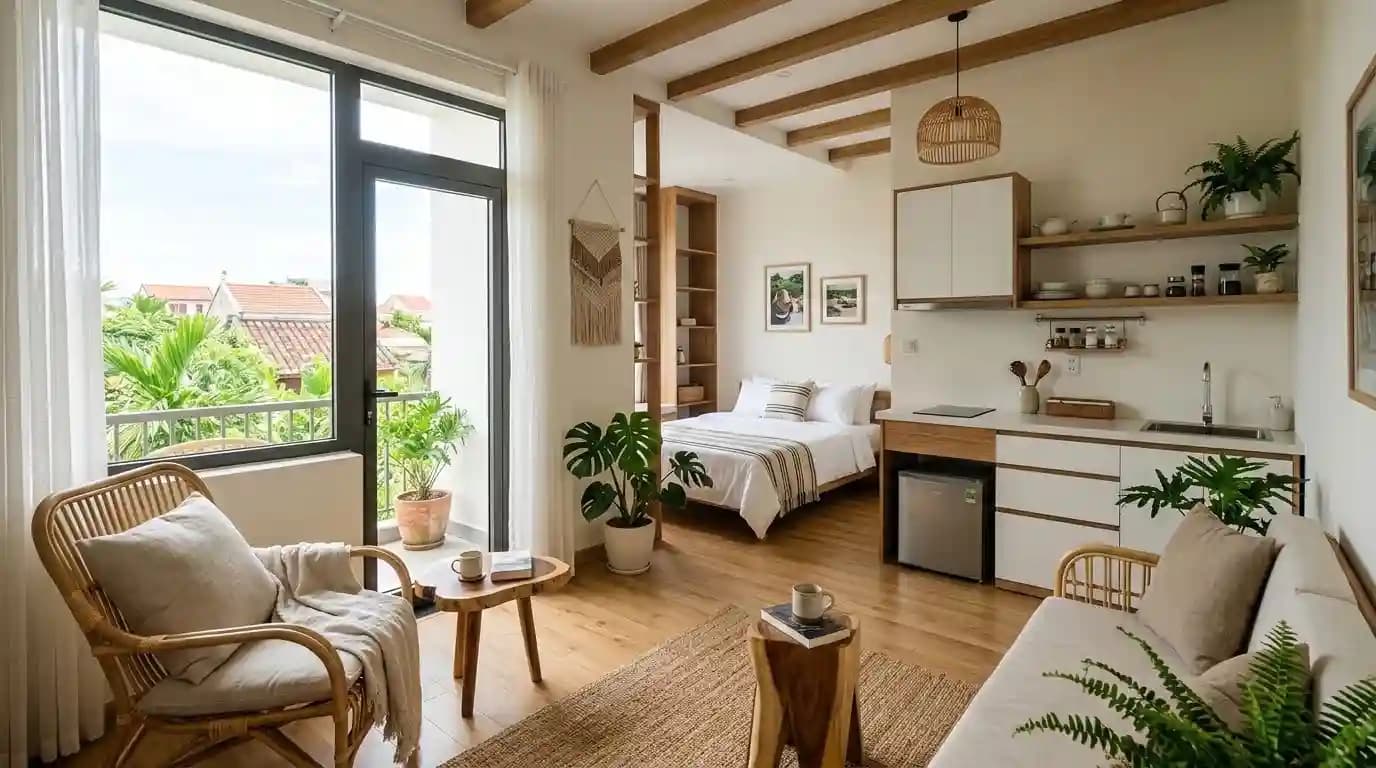 Elegant studio in Cam An