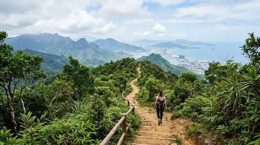 Sunset trekking excursion