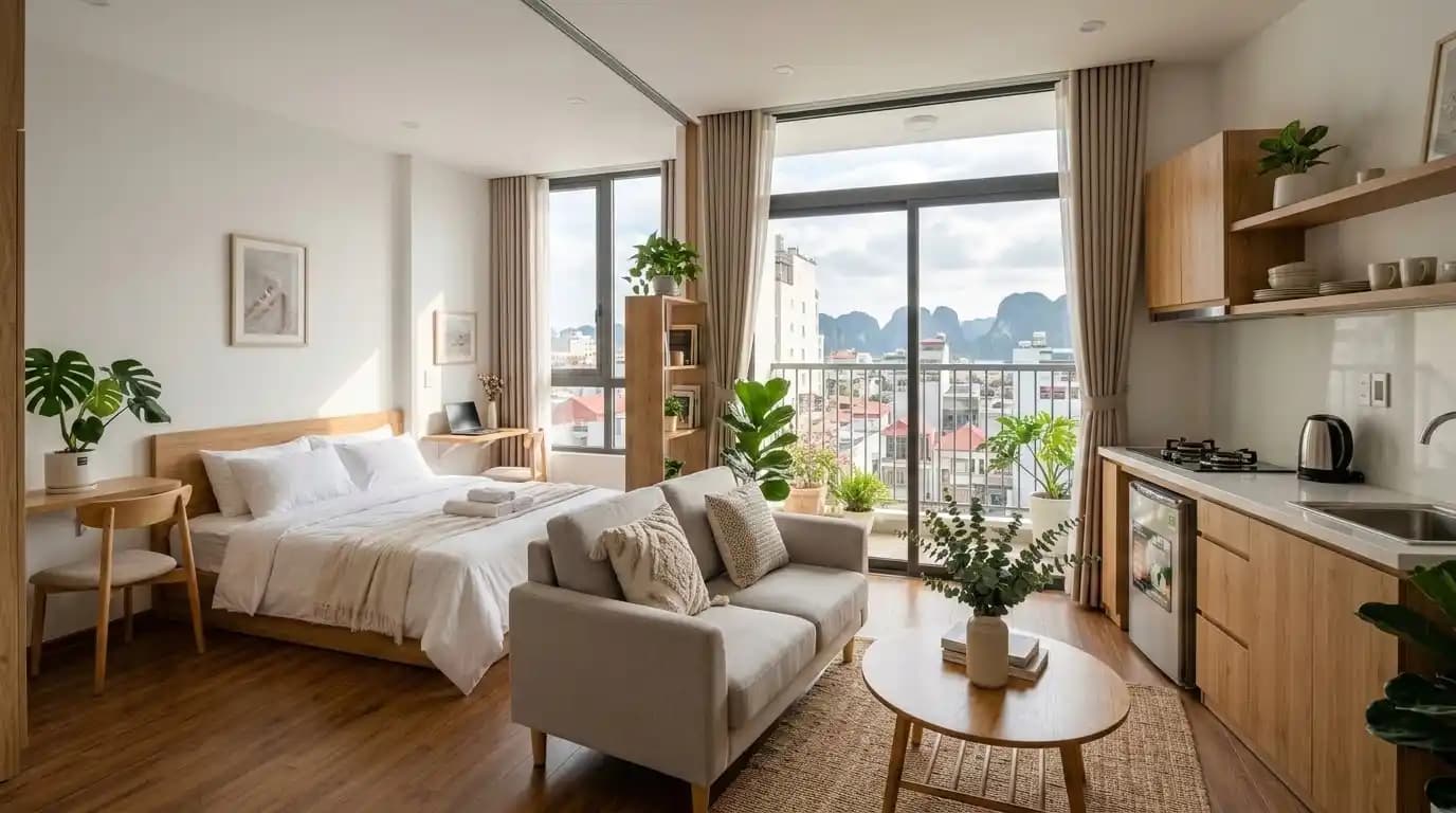 Elegant studio in Cao Xanh