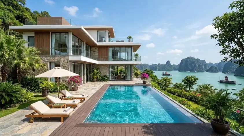 Convenient villa in Bai Chay